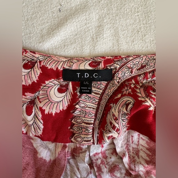 CLOSET CLEAR OUT: TDC Topson Wrap Top & Midi Skirt Set - Picture 7 of 14